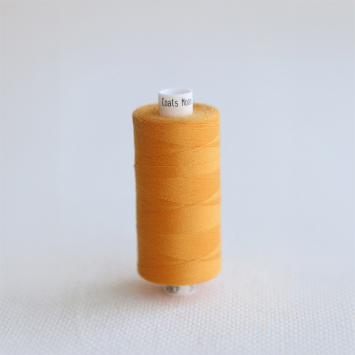 Fil à coudre orange mandarine COATS Moon 120 bobine 1000 yards