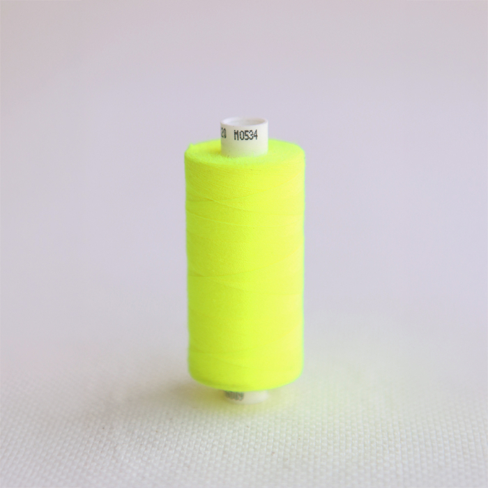 Fil à coudre Jaune fluo COATS Moon 914 m | Batikou