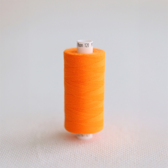 Fil à coudre Orange fluo COATS Moon 914 m | Batikou