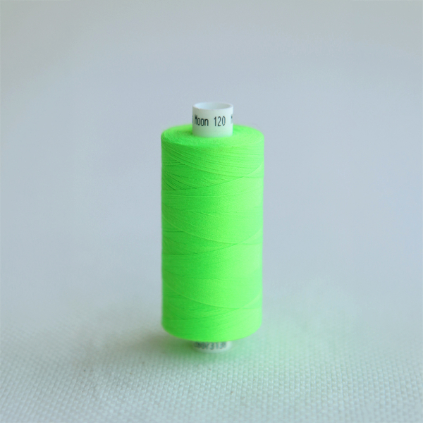 Fil à coudre vert fluo COATS Moon 914 m | Batikou