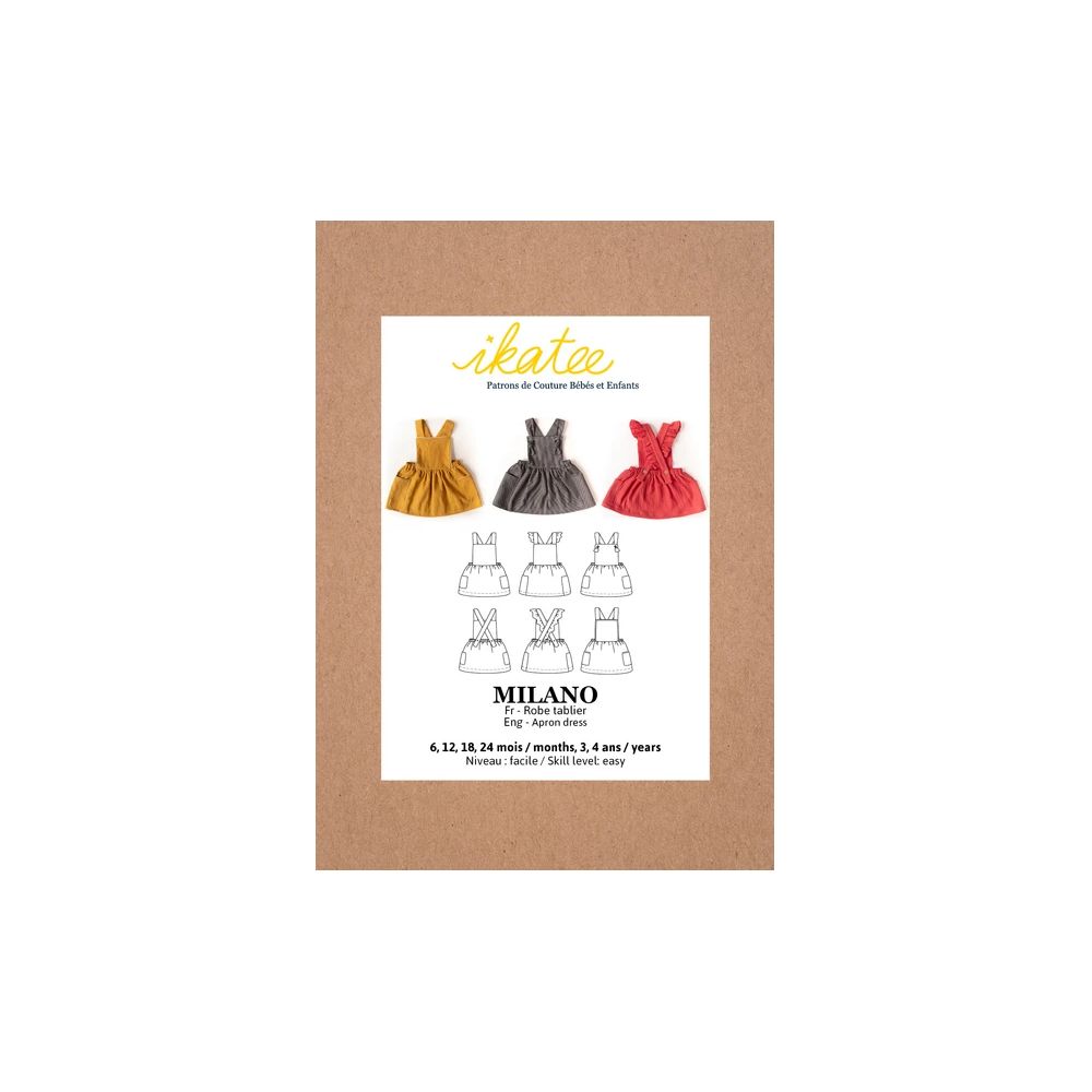 Milano bébé - Pochette patron Ikatee 1 mois au 4ans