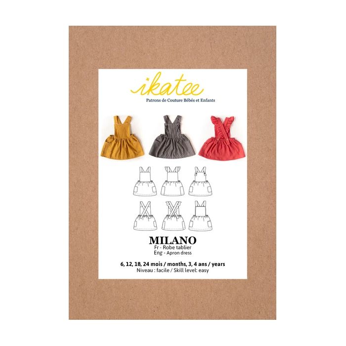 Milano bébé - Pochette patron Ikatee 1 mois au 4ans