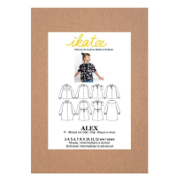 Pochette patron couture IKATEE Alex kids robe 3 au 12 ans