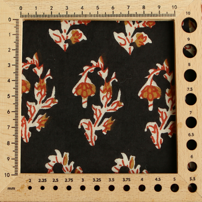 Kajal B - Tissu indien coton hand block traditionnel