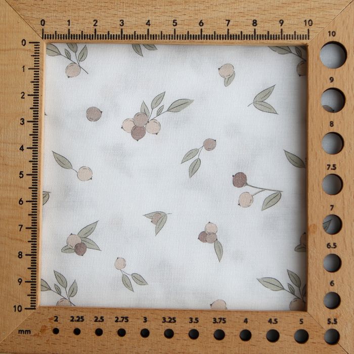 Hind - Batiste de coton Silkyne BIO imprimé exclusif nature
