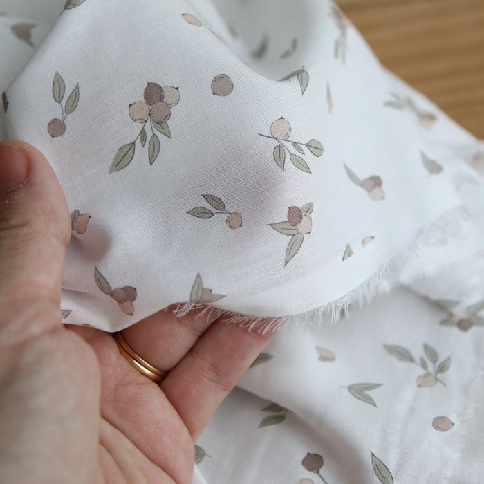 Hind - Batiste de coton Silkyne BIO imprimé exclusif nature
