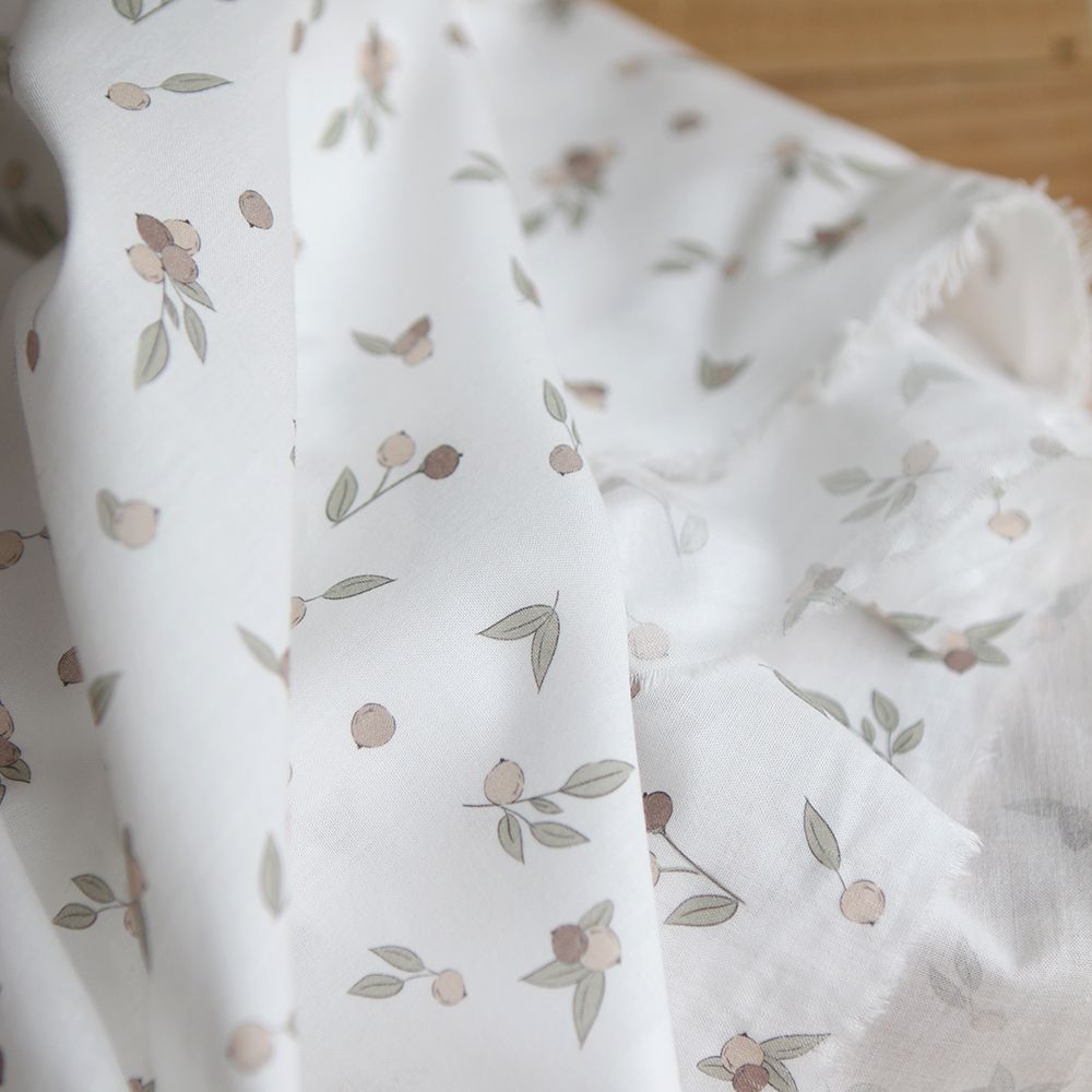 Hind - Batiste de coton Silkyne BIO imprimé exclusif nature