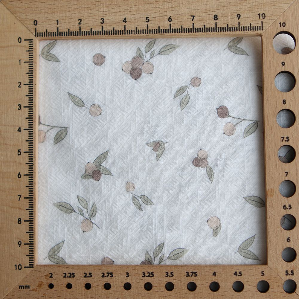 Hind - Coton lavé bio motif exclusif nature