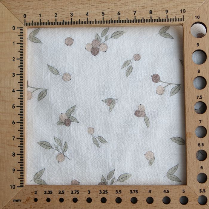 Hind - Coton lavé bio motif exclusif nature