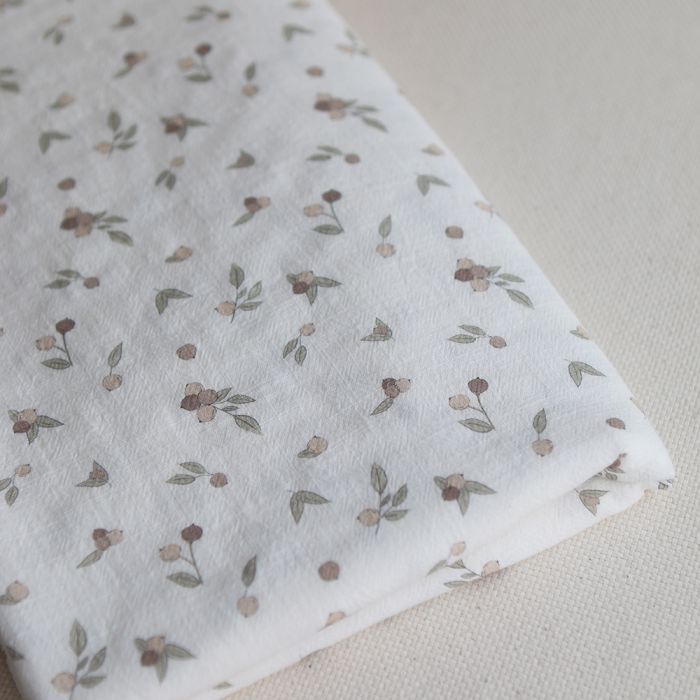 Hind - Coton lavé bio motif exclusif nature