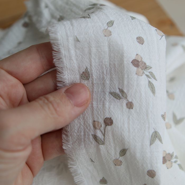 Hind - Coton lavé bio motif exclusif nature