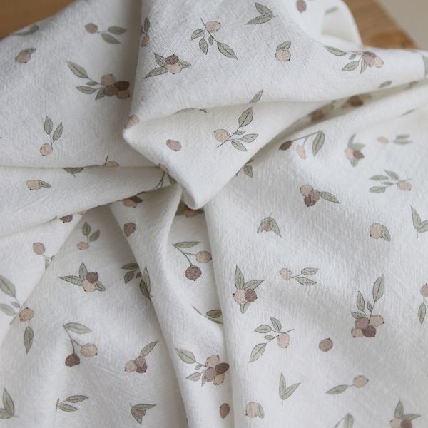 Hind - Coton lavé bio motif exclusif nature