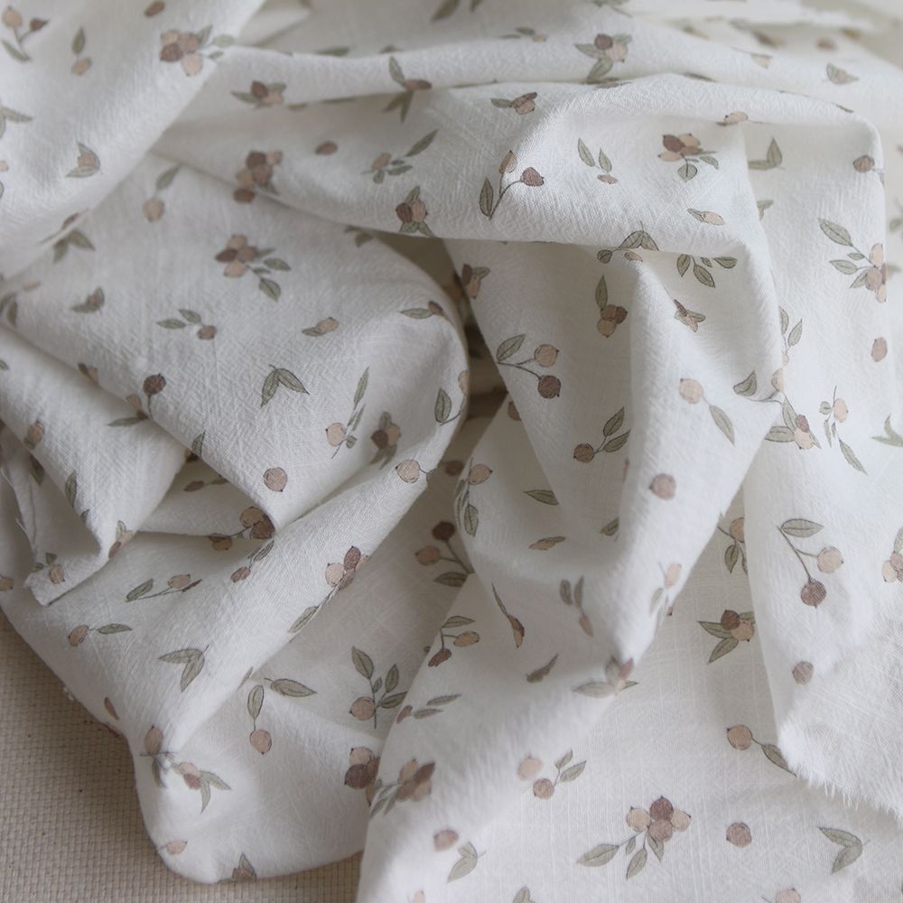Hind - Coton lavé bio motif exclusif nature