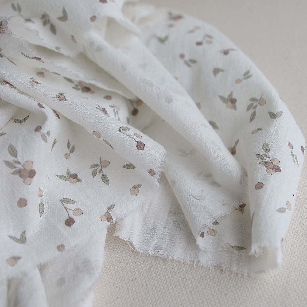 Hind - Coton lavé bio motif exclusif nature