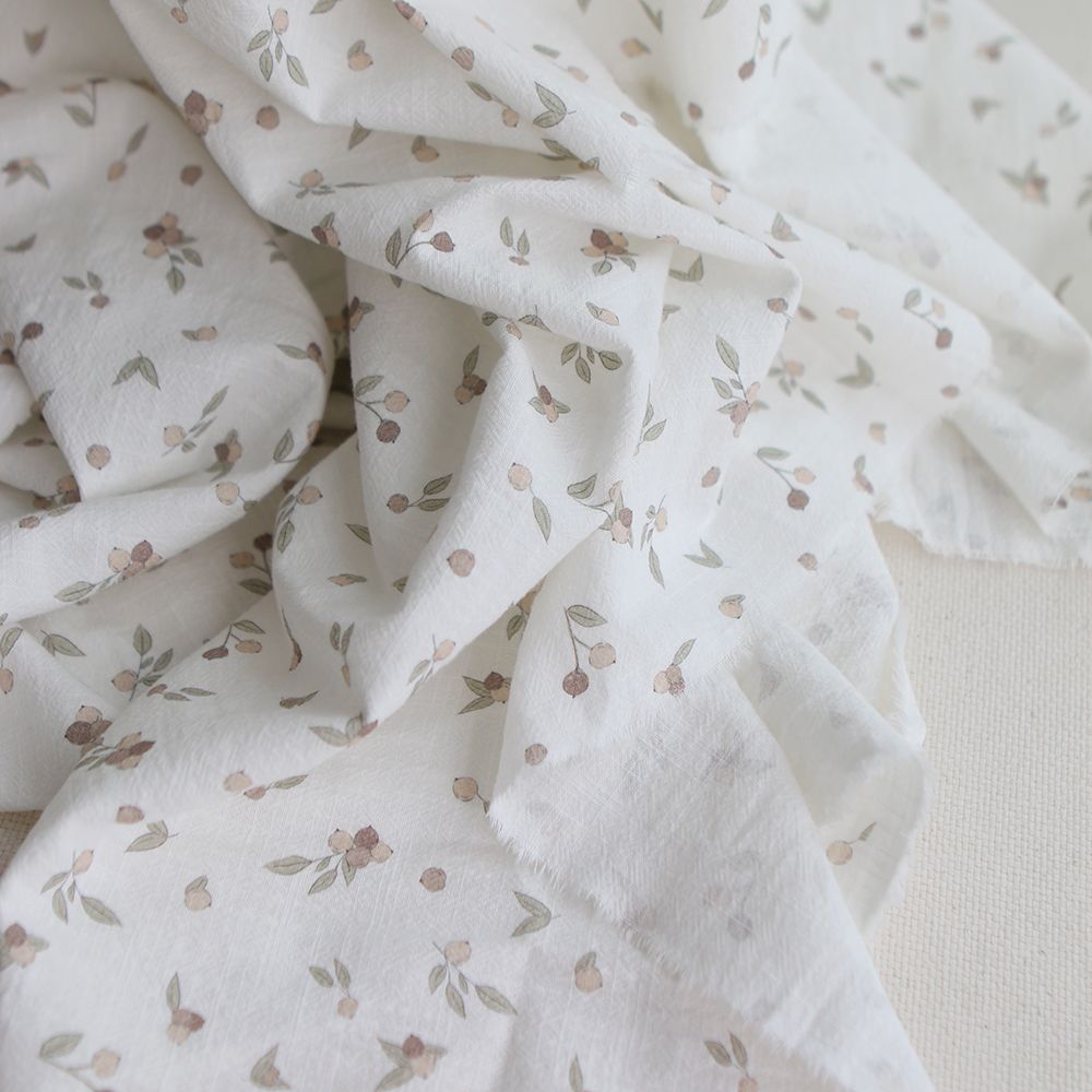 Hind - Coton lavé bio motif exclusif nature