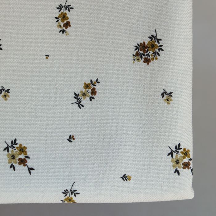 Laure - Toile de coton canvas motif exclusif cuir