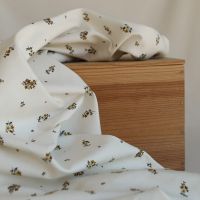 Laure - Toile de coton canvas motif exclusif cuir