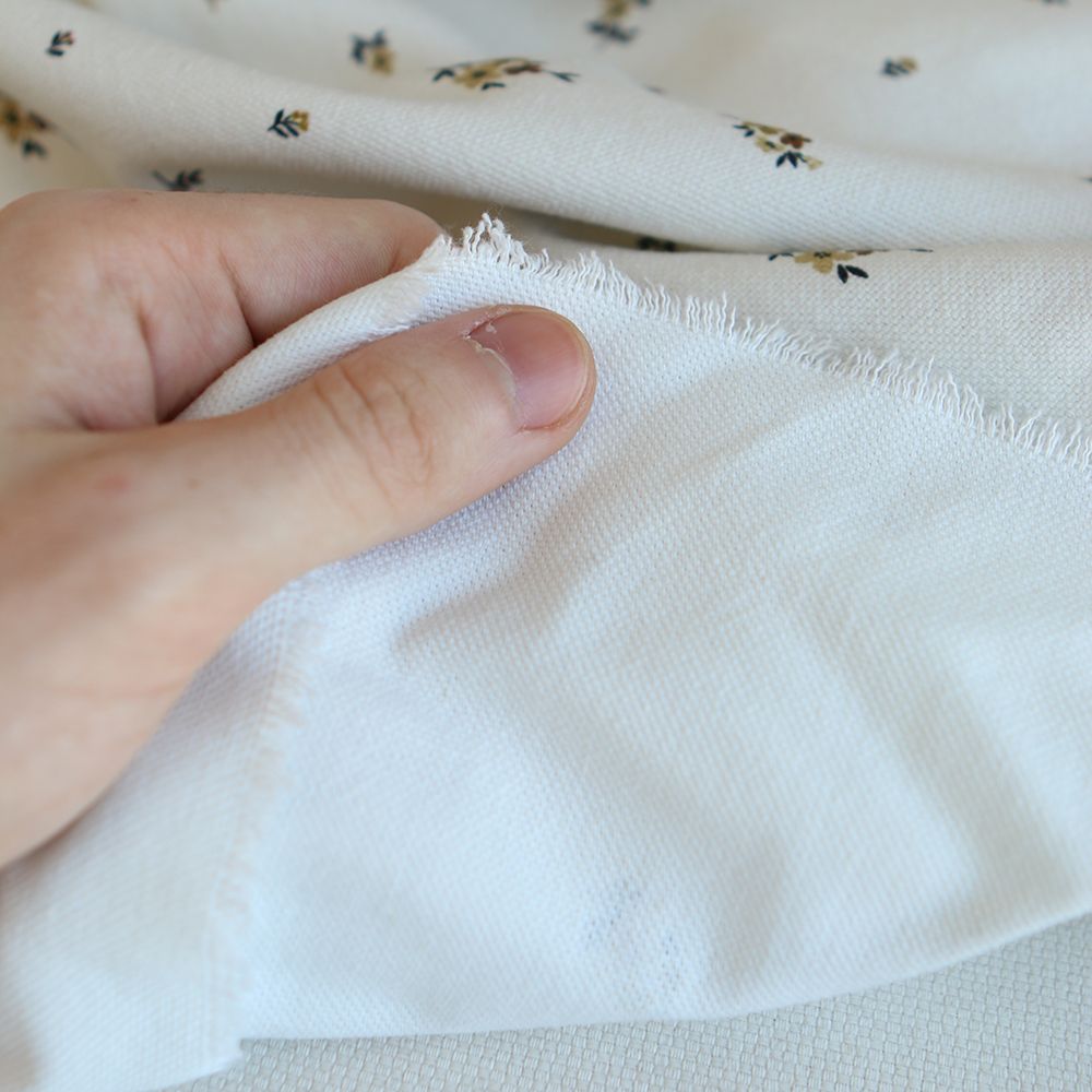 Laure - Toile de coton canvas motif exclusif cuir