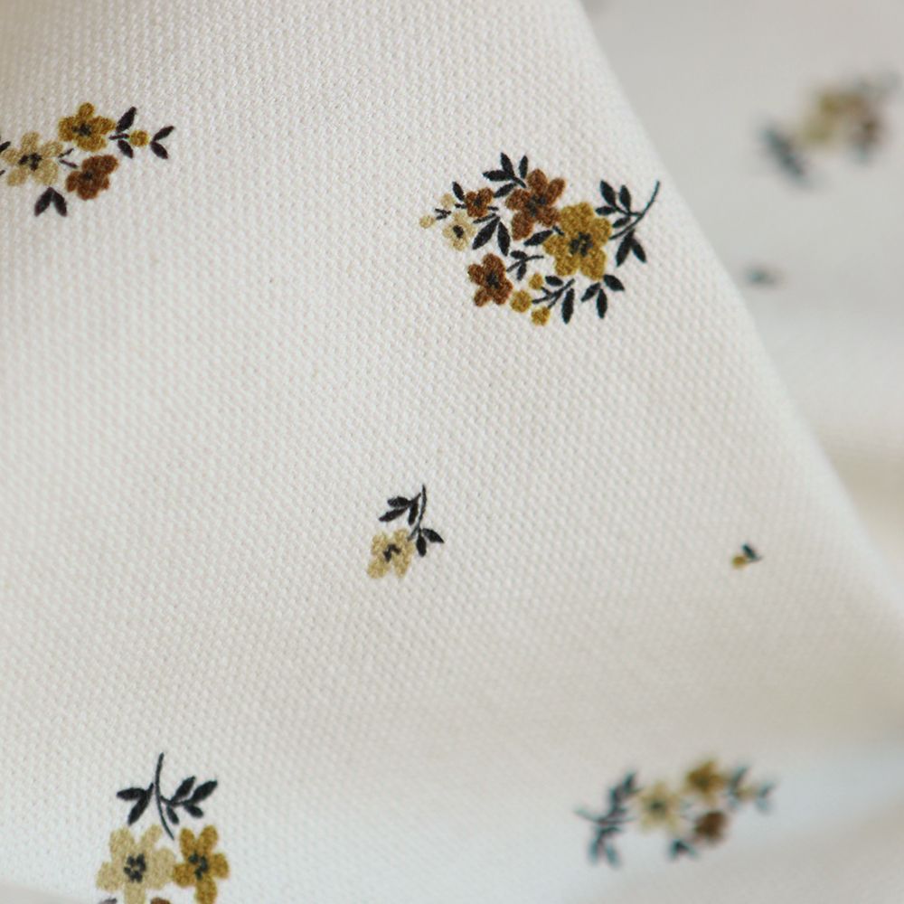 Laure - Toile de coton canvas motif exclusif cuir