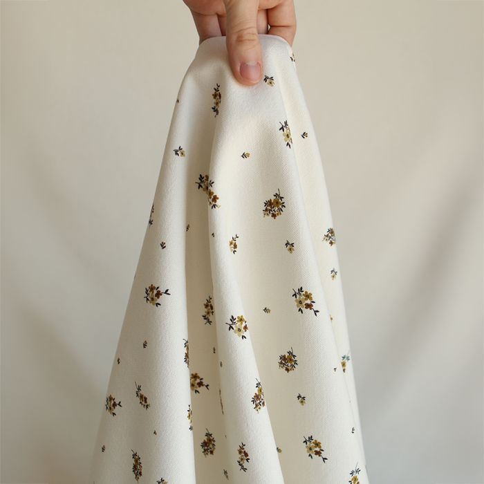 Laure - Toile de coton canvas motif exclusif cuir