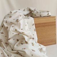Laure - Jersey coton BIO motif exclusif Laure cuir