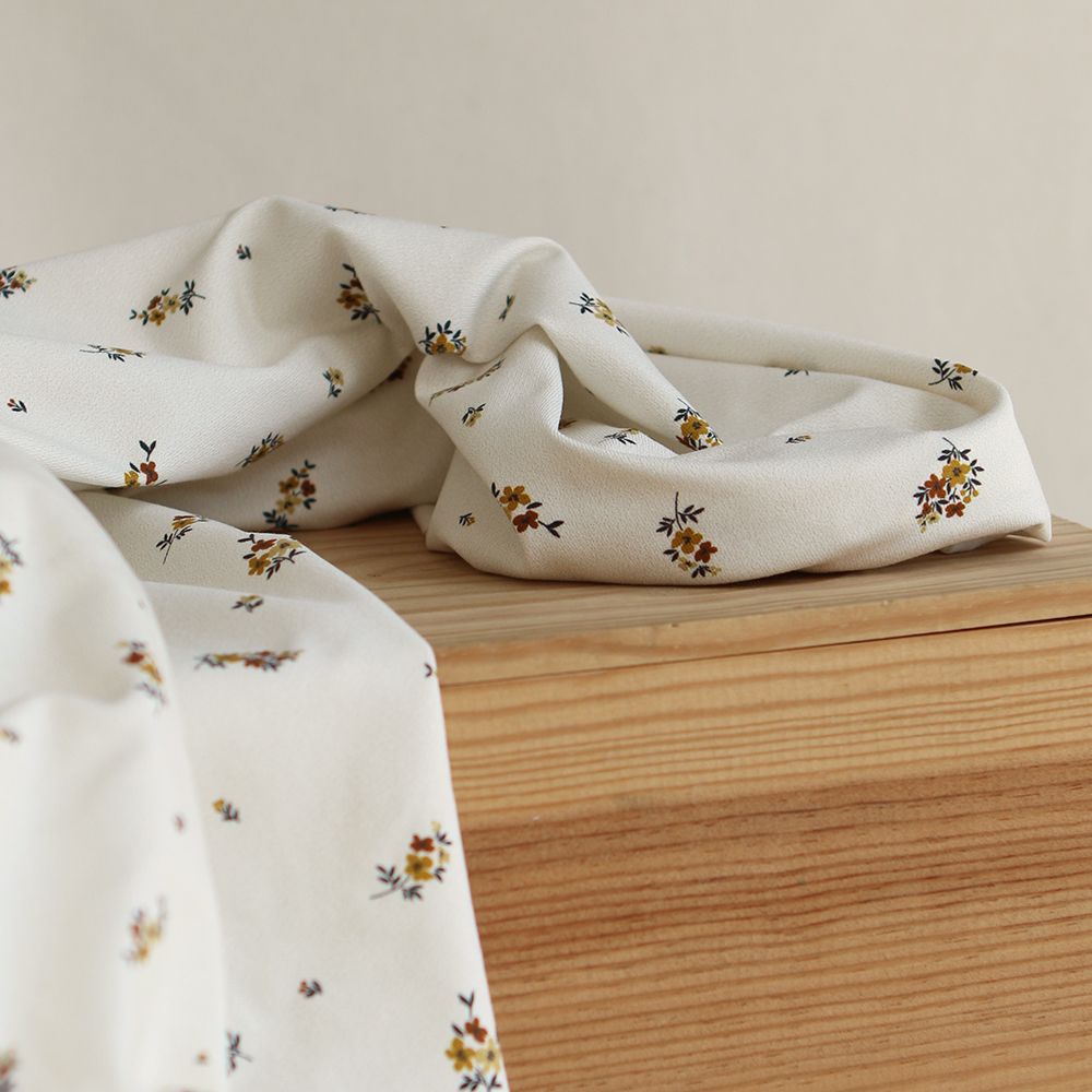Laure - Jersey coton BIO motif exclusif Laure cuir
