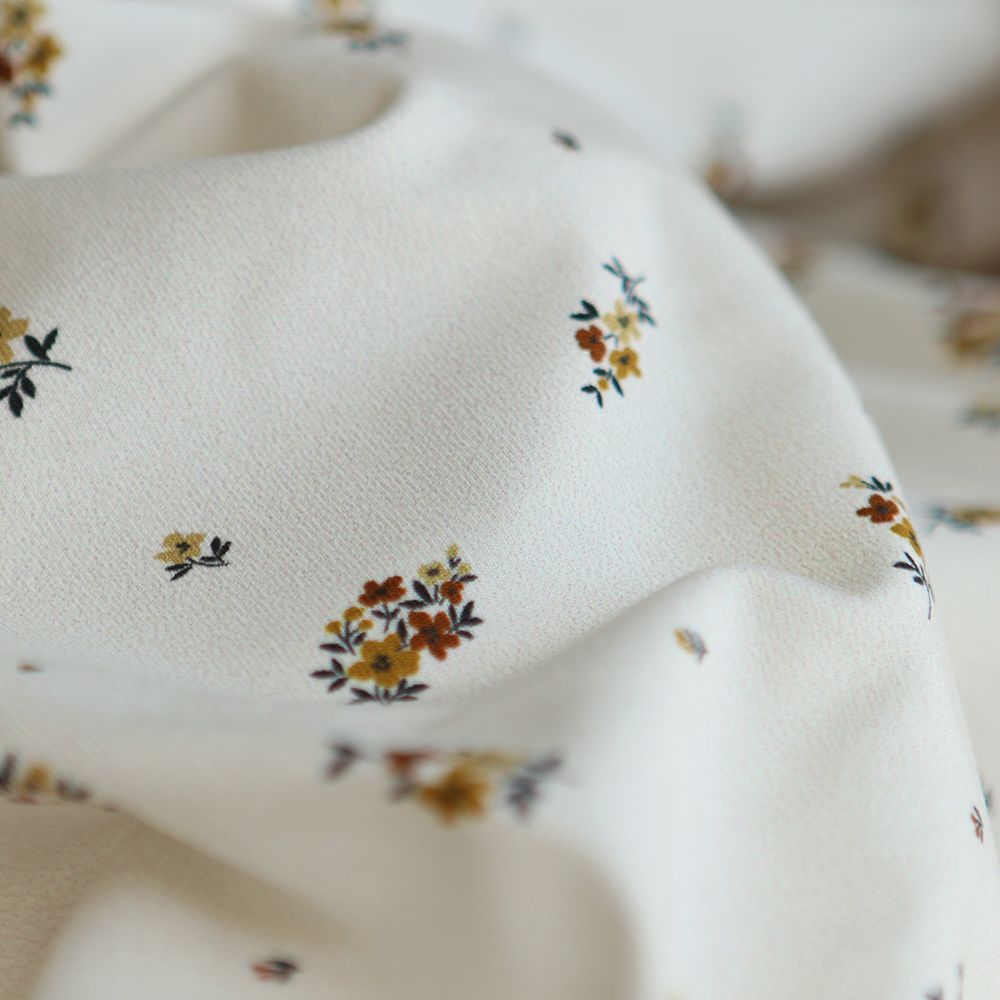 Laure - Jersey coton BIO motif exclusif Laure cuir