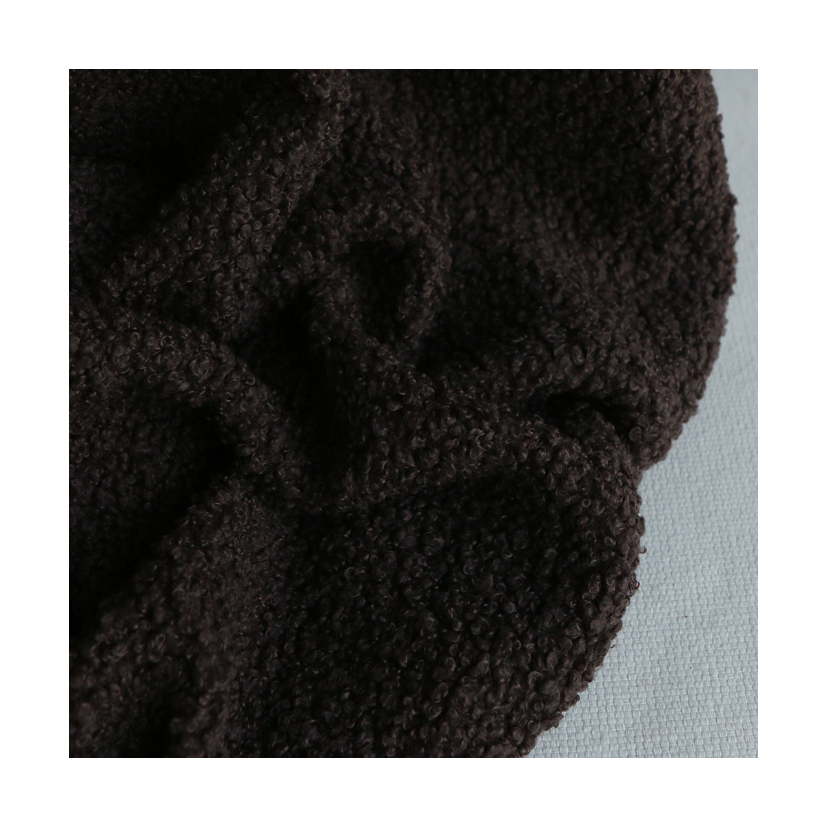 Dolly - Teddy / moumoute sherpa bouclettes chocolat