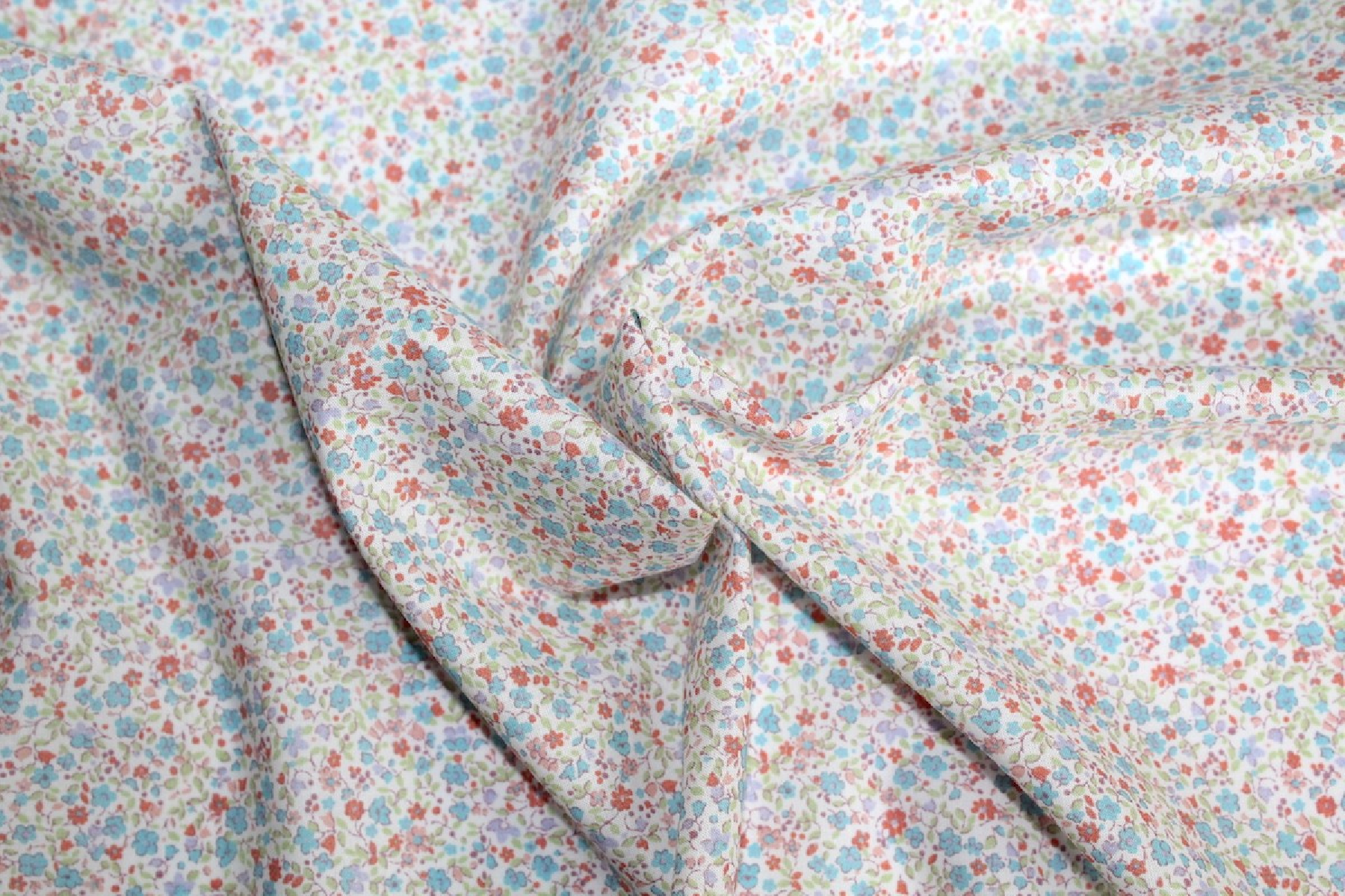 Batiste de coton SYLKINE imprimé fleuri