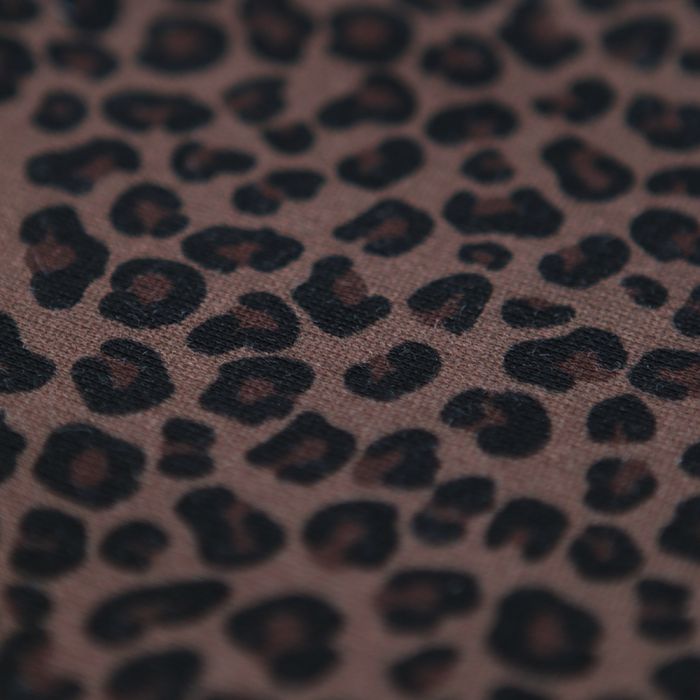 copy ofLea - Sweat mélange de coton bouclettes motif exclusif graou rosé brun