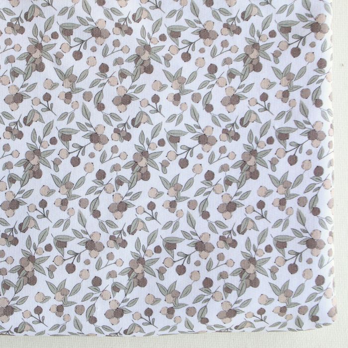 Hind Full - Sweat mélange de coton BIO bouclettes motif exclusif nature