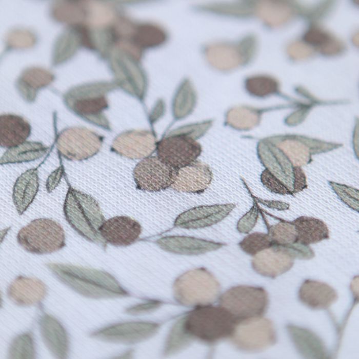Hind Full - Sweat mélange de coton BIO bouclettes motif exclusif nature