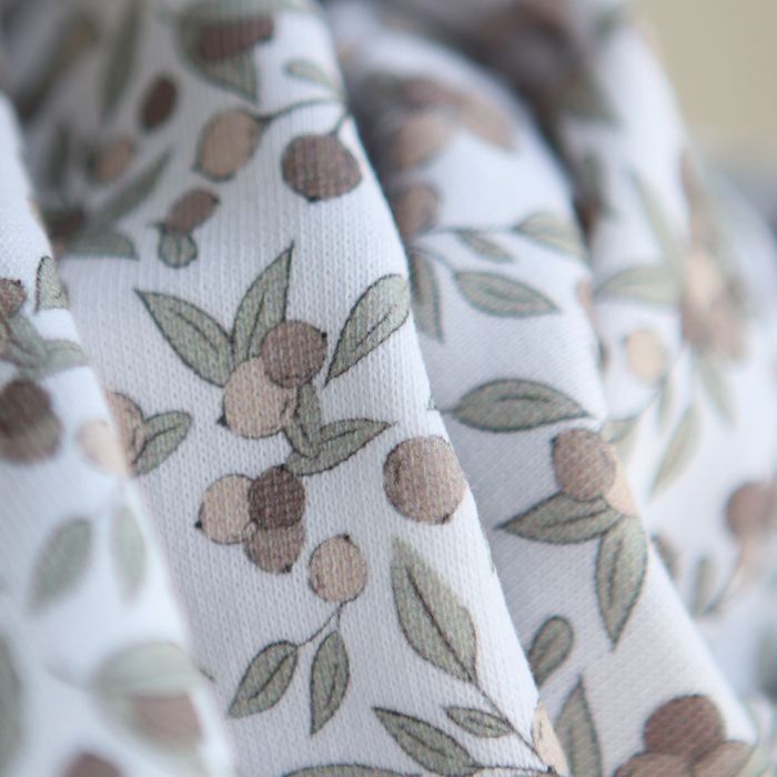 Hind Full - Sweat mélange de coton BIO bouclettes motif exclusif nature
