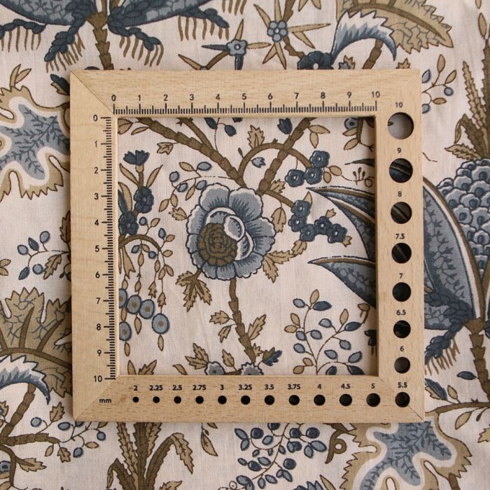 copie de Kiran - Tissu indien matelassé double face coton hand block largeur 100cm