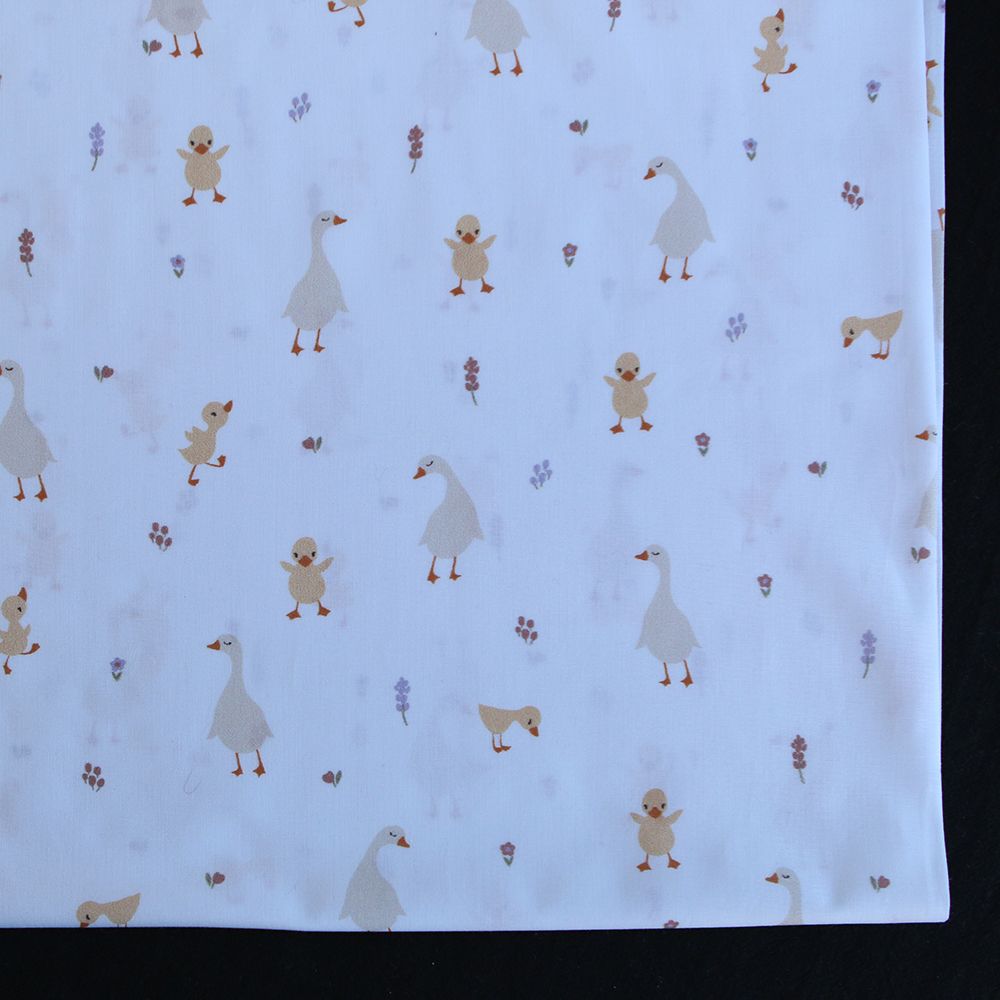 Popeline de coton imprimé animaux