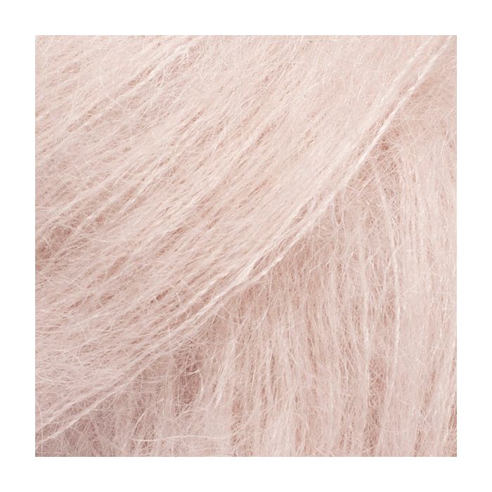 Rose nacré – Laine DROPS Kid-Silk mohair et soie, 25 g / 210 m