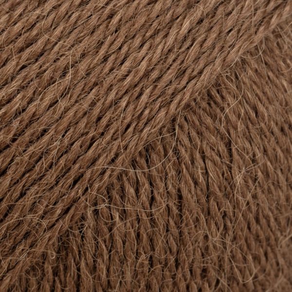 Marron châtaigne – Laine DROPS Alpaca 100 % alpaga, 50 g / 167 m