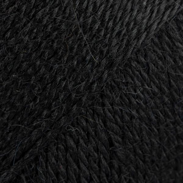 Noir – Laine DROPS Alpaca 100 % alpaga, 50 g / 167 m