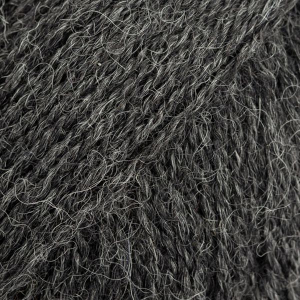 Gris foncé chiné – Laine DROPS Alpaca 100 % alpaga, 50 g / 167 m