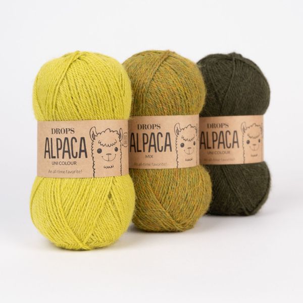 Bleu minéral – Laine DROPS Alpaca 100 % alpaga, 50 g / 167 m 2