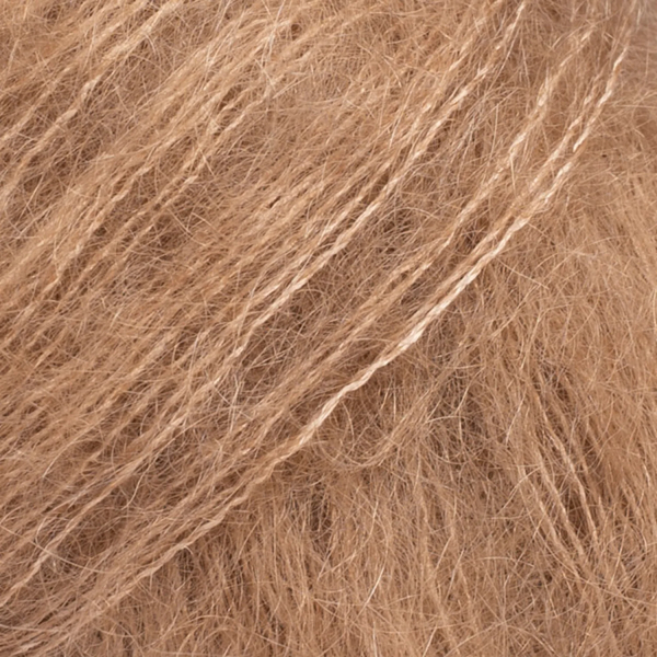 Beige amande – Laine DROPS Kid-Silk mohair et soie, 25 g / 210 m