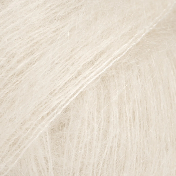 Beige massepain – Laine DROPS Kid-Silk mohair et soie, 25 g / 210 m