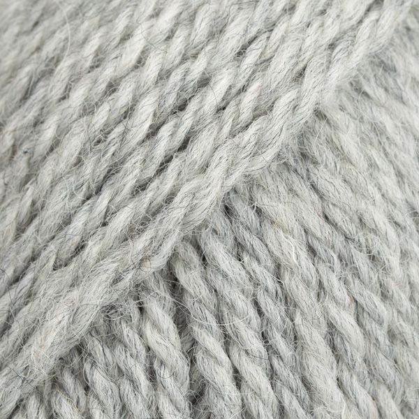 Gris clair chiné – Laine DROPS Alaska pure laine, 50 g / 70 m