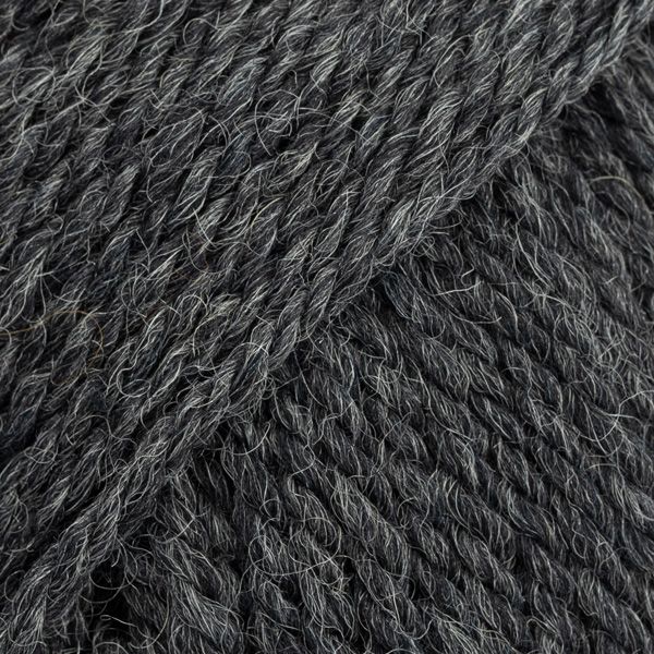 Gris foncé chiné – Laine DROPS Alaska pure laine, 50 g / 70 m