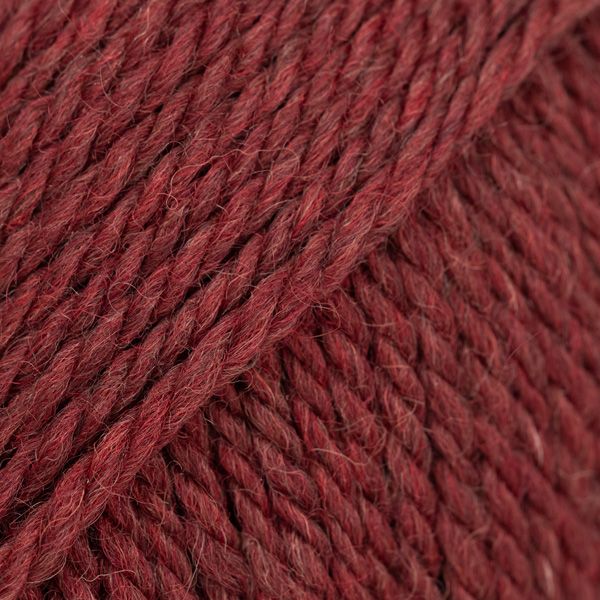 Bordeaux chiné – Laine DROPS Alaska pure laine, 50 g / 70 m