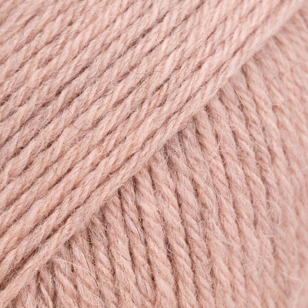 Rose marbré chiné – Laine DROPS Saga pure laine, 50 g / 100 m