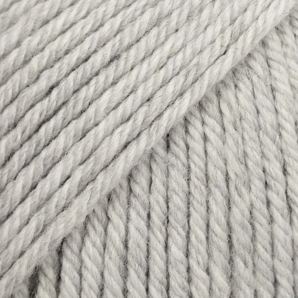 Gris clair chiné – Laine DROPS Daisy mérinos extrafine, 50 g / 110 m