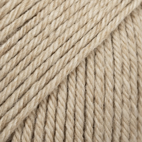 Beige nougat clair chiné – Laine DROPS Daisy mérinos extrafine, 50 g / 110 m