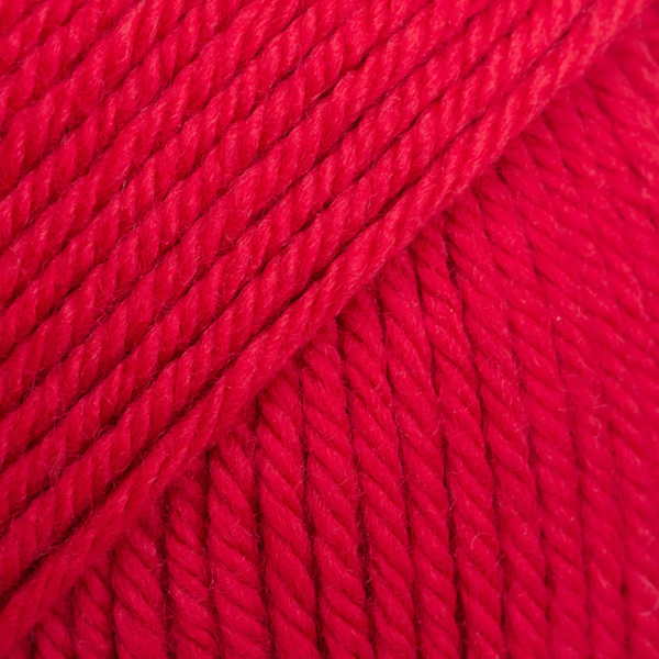 Rouge carmin – Laine DROPS Daisy mérinos extrafine, 50 g / 110 m