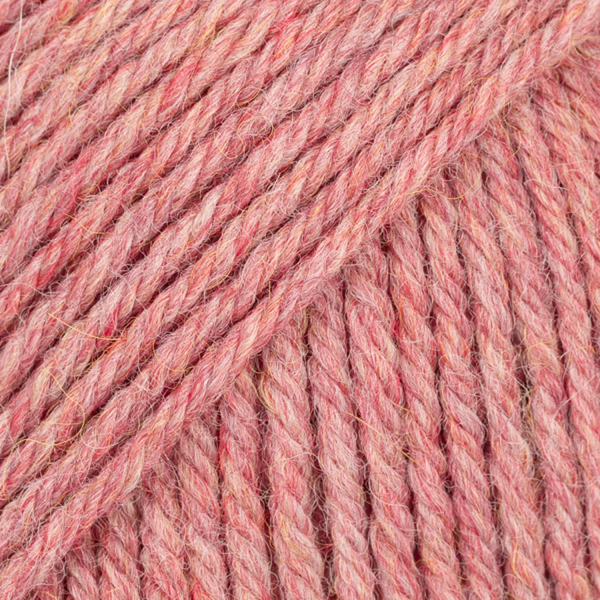 Rose blush chiné – Laine DROPS Lima laine et alpaga, 50 g / 100 m